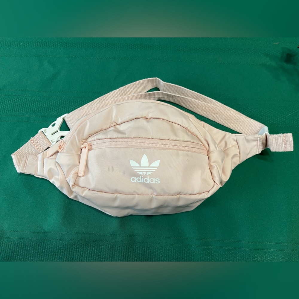 Adidas Light Pink Trefoil Adjustable Belt Bag